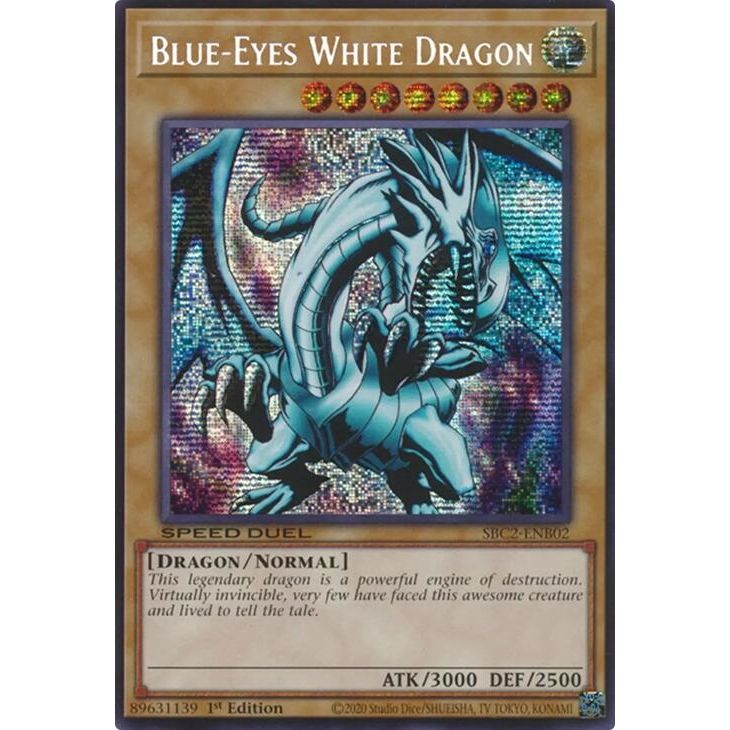 Image for Blue-Eyes White Dragon (PSR) (SBC2-ENB02) (SBC2) - YuGiOh
