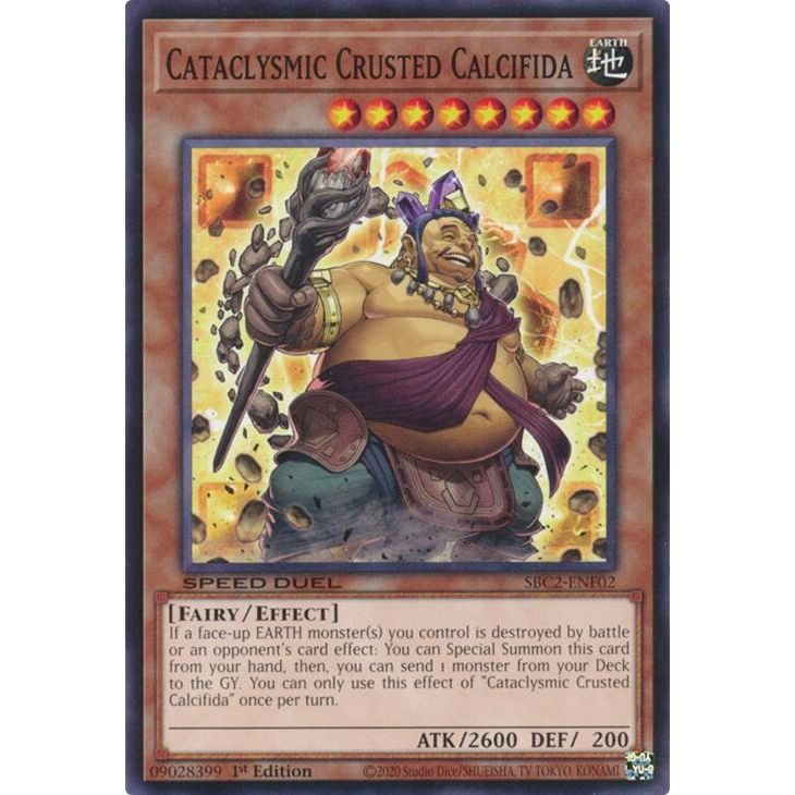 Image for Cataclysmic Crusted Calcifida (SBC2-ENF02) (SBC2) - YuGiOh