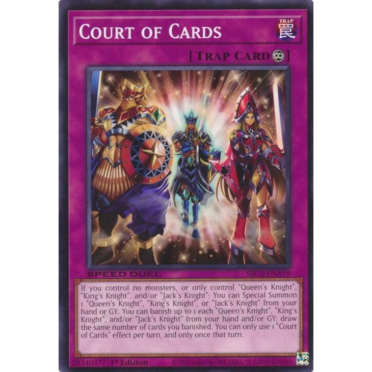 Image for Court of Cards (SBC2-ENA19) (SBC2) - YuGiOh