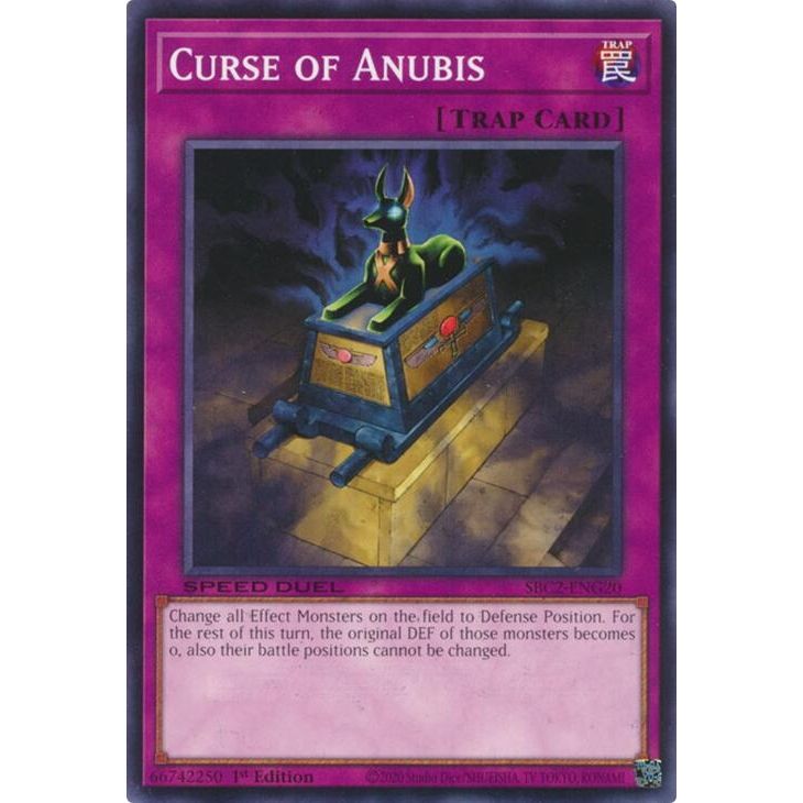 Image for Curse of Anubis (SBC2-ENG20) (SBC2) - YuGiOh