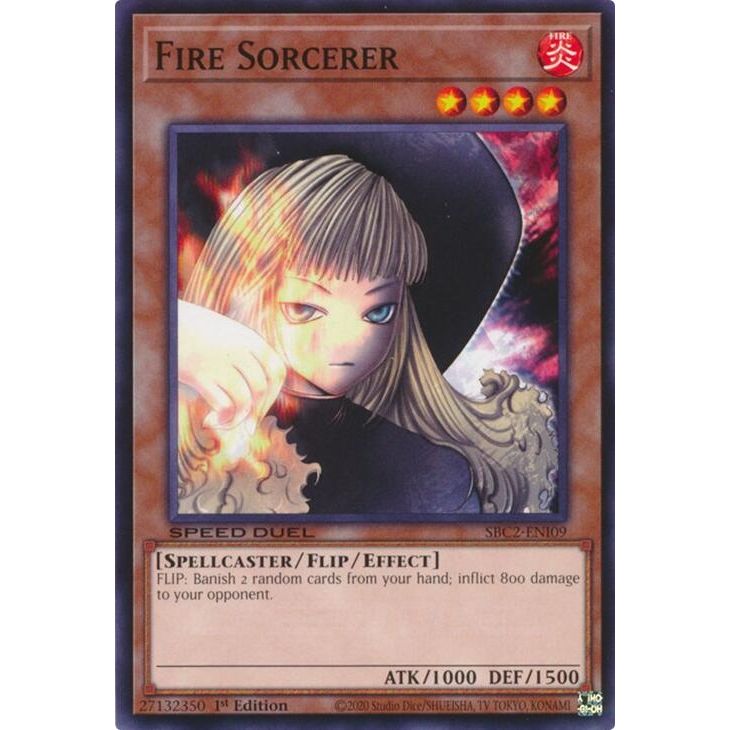 Image for Fire Sorcerer (SBC2-ENI09) (SBC2) - YuGiOh
