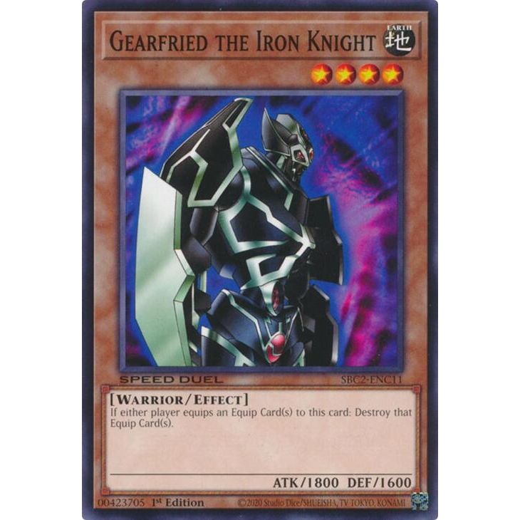 Image for Gearfried the Iron Knight (SBC2-ENC11) (SBC2) - YuGiOh