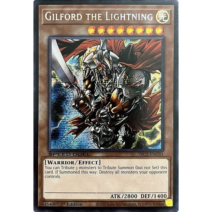 Image for Gilford the Lightning (PSR) (SBC2-ENC01) (SBC2) - YuGiOh