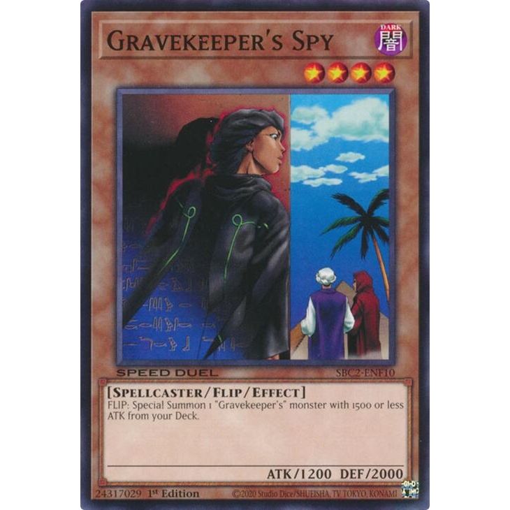 Image for Gravekeeper's Spy (SBC2-ENF10) (SBC2) - YuGiOh