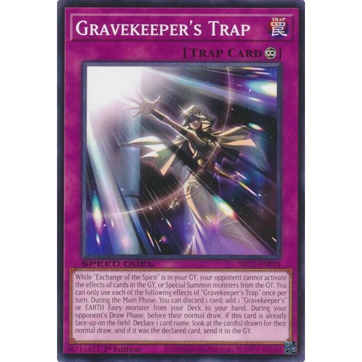 Image for Gravekeeper's Trap (SBC2-ENF18) (SBC2) - YuGiOh