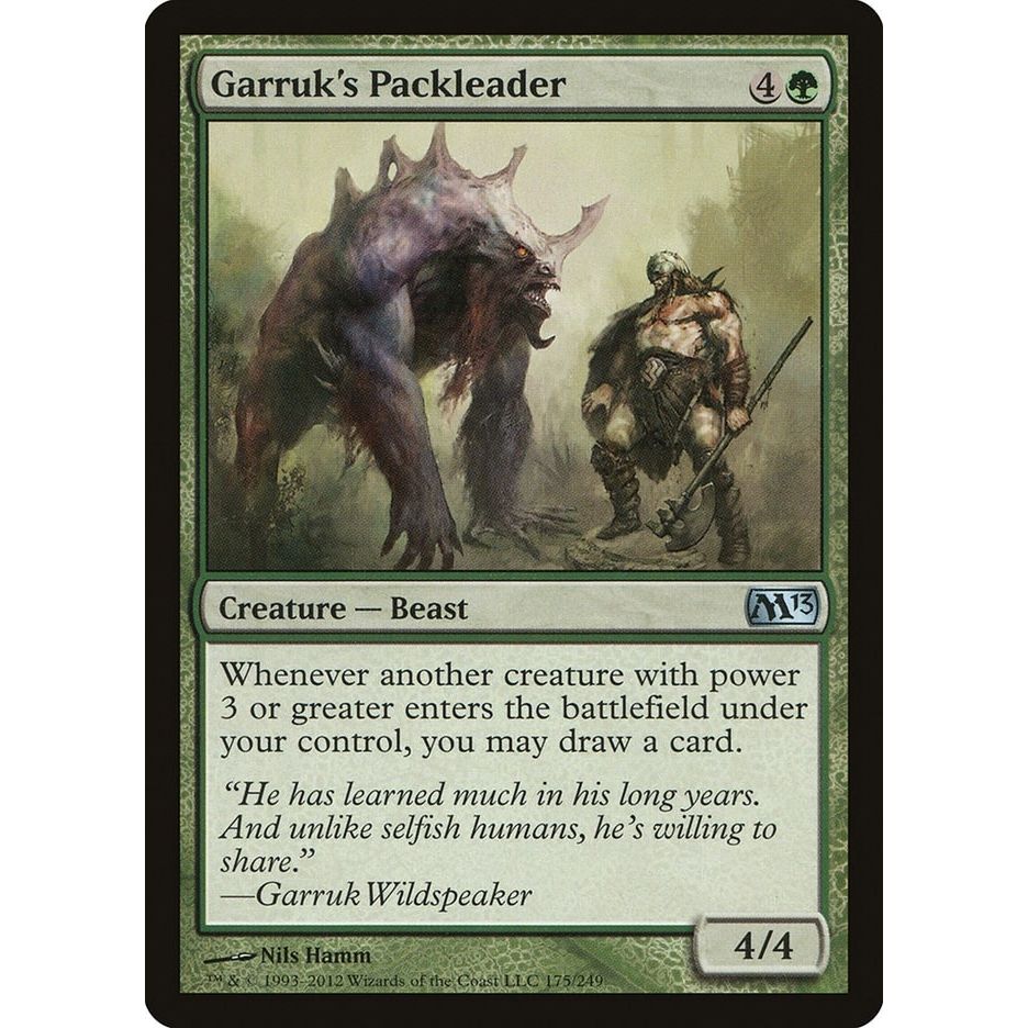 Image for Garruk's Packleader (175) (M13) - Magic: The Gathering