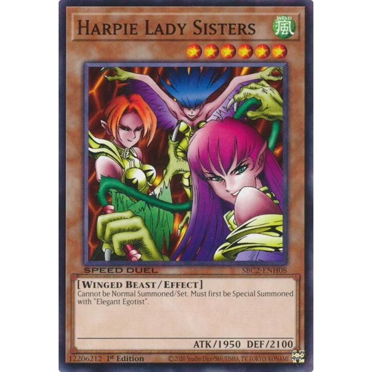 Image for Harpie Lady Sisters (SBC2-ENH08) (SBC2) - YuGiOh
