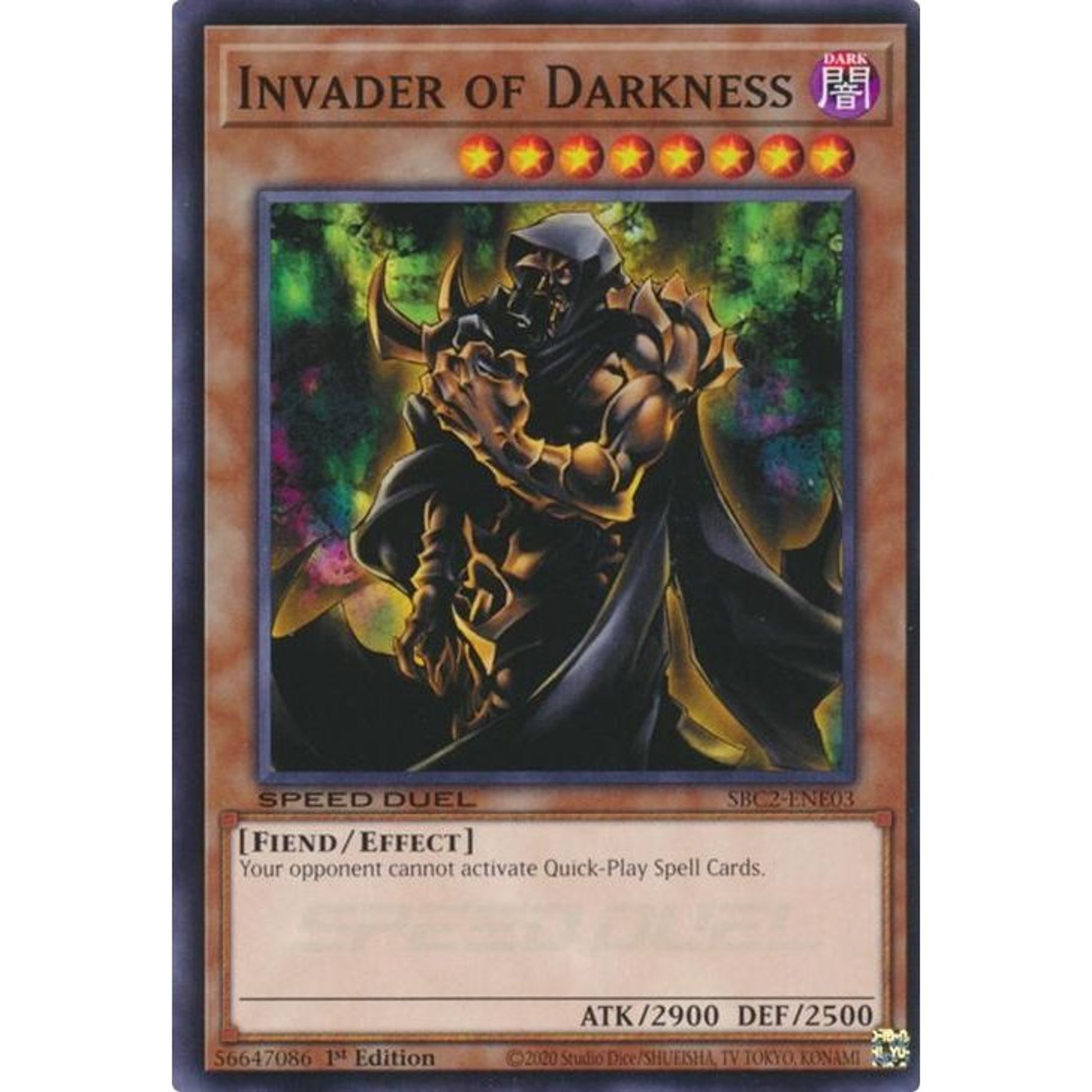 Image for Invader of Darkness (SBC2-ENE03) (SBC2) - YuGiOh