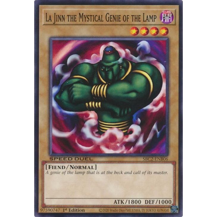 Image for La Jinn the Mystical Genie of the Lamp (SBC2-ENB06) (SBC2) - YuGiOh