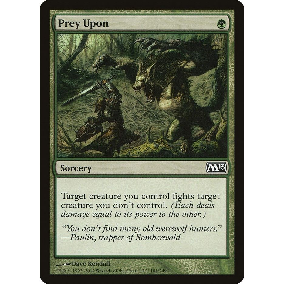 Image for Prey Upon (181) (M13) - Magic: The Gathering