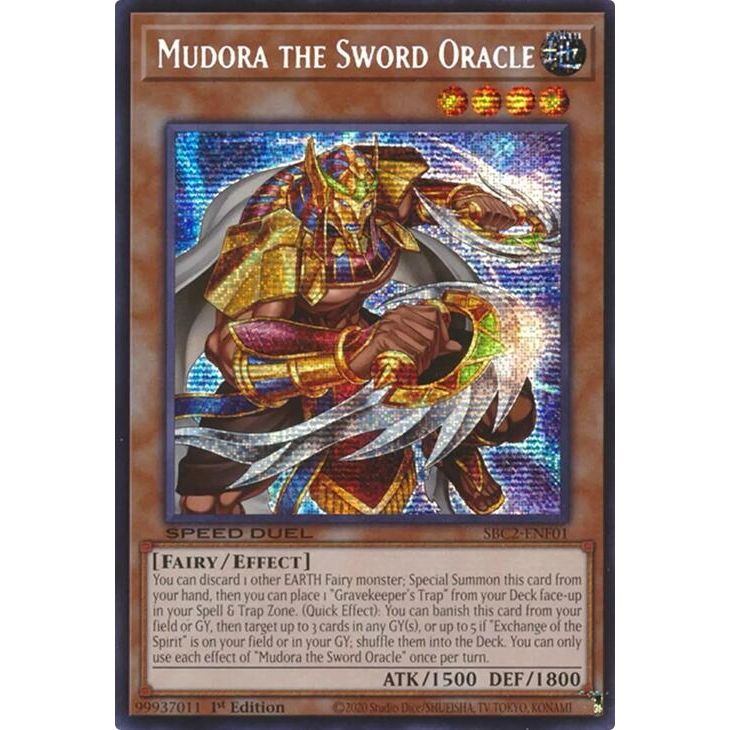 Image for Mudora the Sword Oracle (PSR) (SBC2-ENF01) (SBC2) - YuGiOh