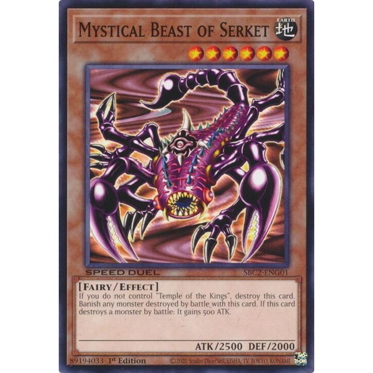 Image for Mystical Beast of Serket (SBC2-ENG01) (SBC2) - YuGiOh