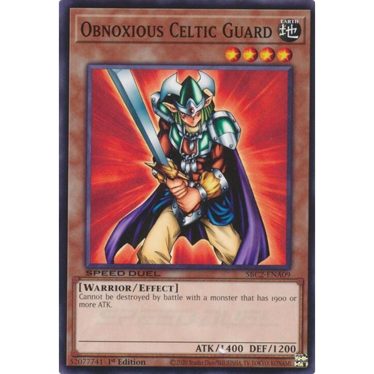 Image for Obnoxious Celtic Guard (SBC2-ENA09) (SBC2) - YuGiOh