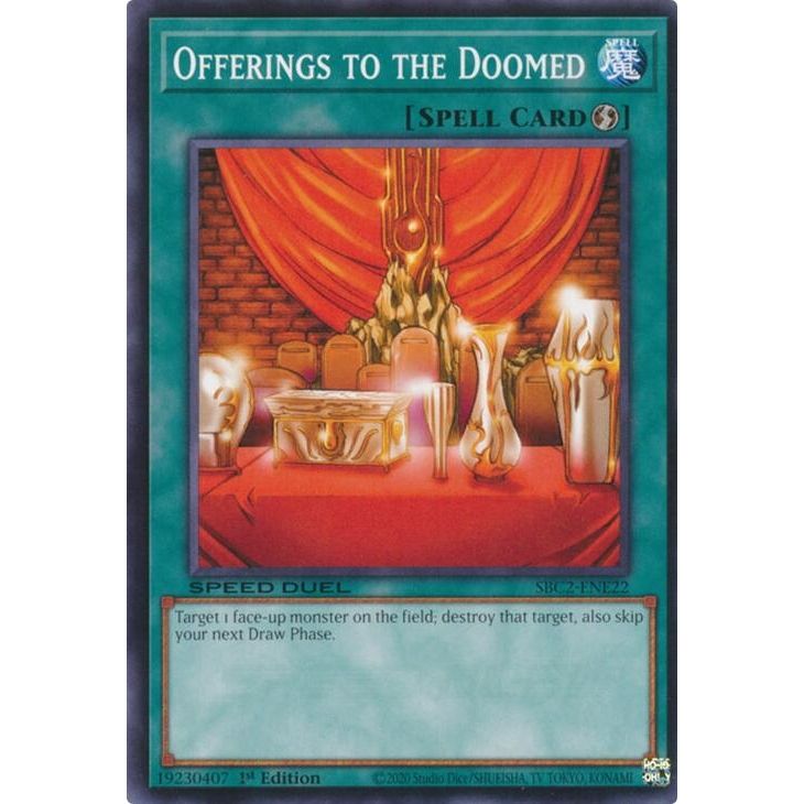 Image for Offerings to the Doomed (SBC2-ENE22) (SBC2) - YuGiOh