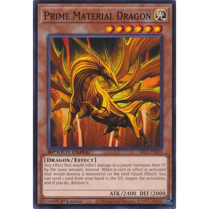 Image for Prime Material Dragon (SBC2-ENI20) (SBC2) - YuGiOh