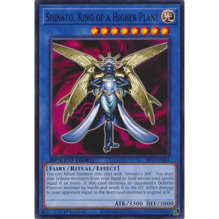 Image for Shinato, King of a Higher Plane (SBC2-ENI01) (SBC2) - YuGiOh