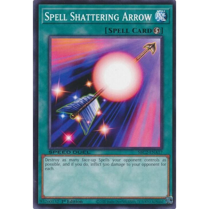 Image for Spell Shattering Arrow (SBC2-ENA17) (SBC2) - YuGiOh