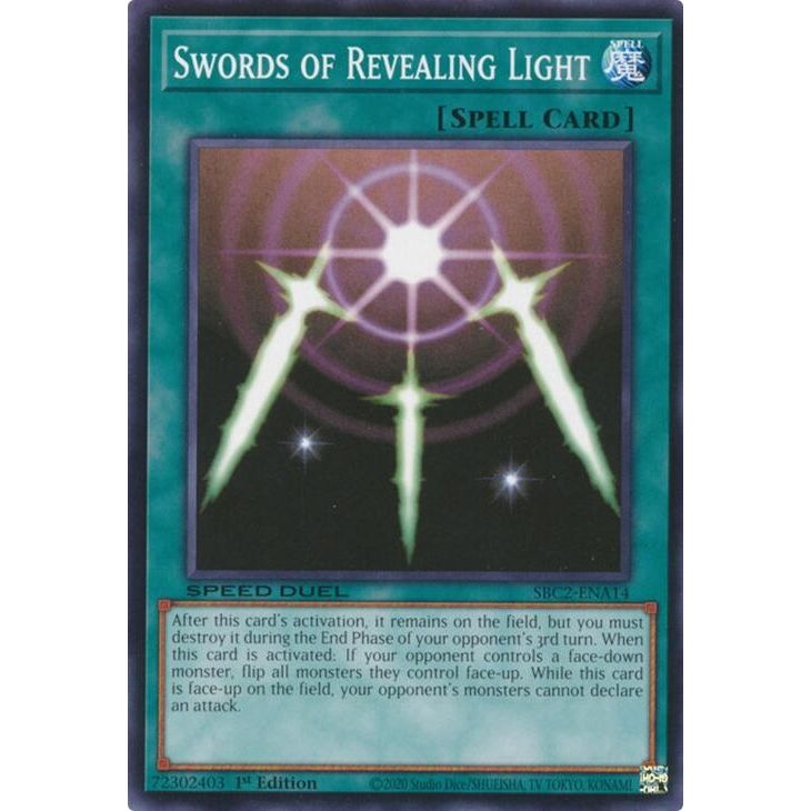 Image for Swords of Revealing Light (SBC2-ENA14) (SBC2-ENA14) (SBC2) - YuGiOh