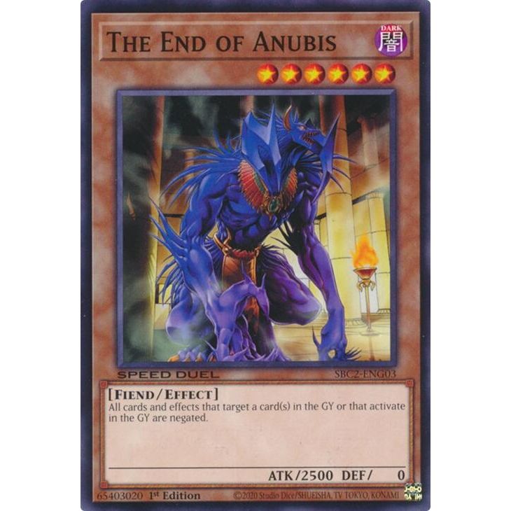 Image for The End of Anubis (SBC2-ENG03) (SBC2) - YuGiOh