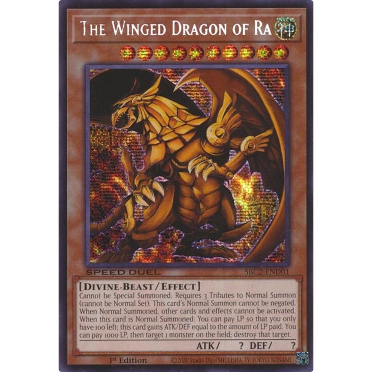 Image for The Winged Dragon of Ra (SBC2-END01) (SBC2) - YuGiOh