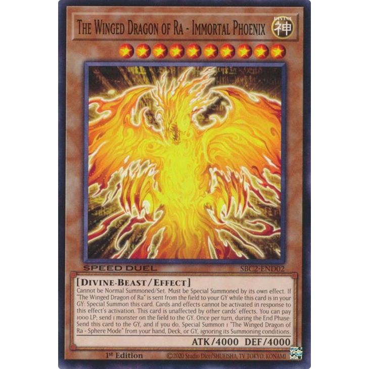 Image for The Winged Dragon of Ra - Immortal Phoenix (SBC2-END02) (SBC2) - YuGiOh