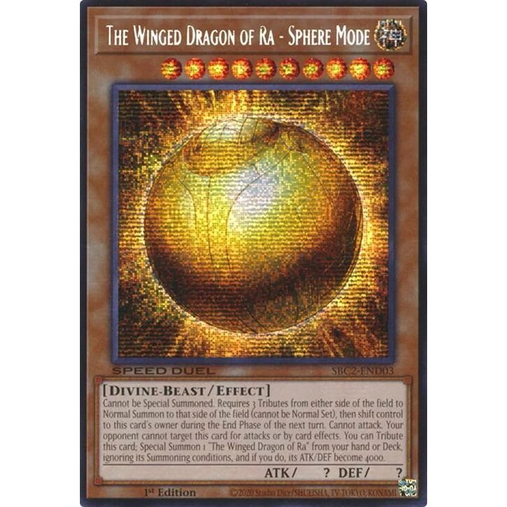 Image for The Winged Dragon of Ra - Sphere Mode (PSR) (SBC2-END03) (SBC2) - YuGiOh