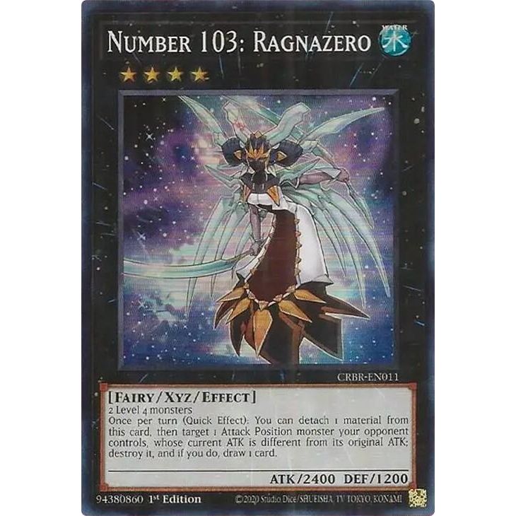 Image for Number 103: Ragnazero (SR) (CRBR-EN011) (CRBR) - YuGiOh