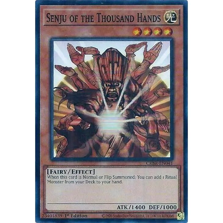 Image for Senju of the Thousand Hands (SR) (CRBR-EN041) (CRBR) - YuGiOh