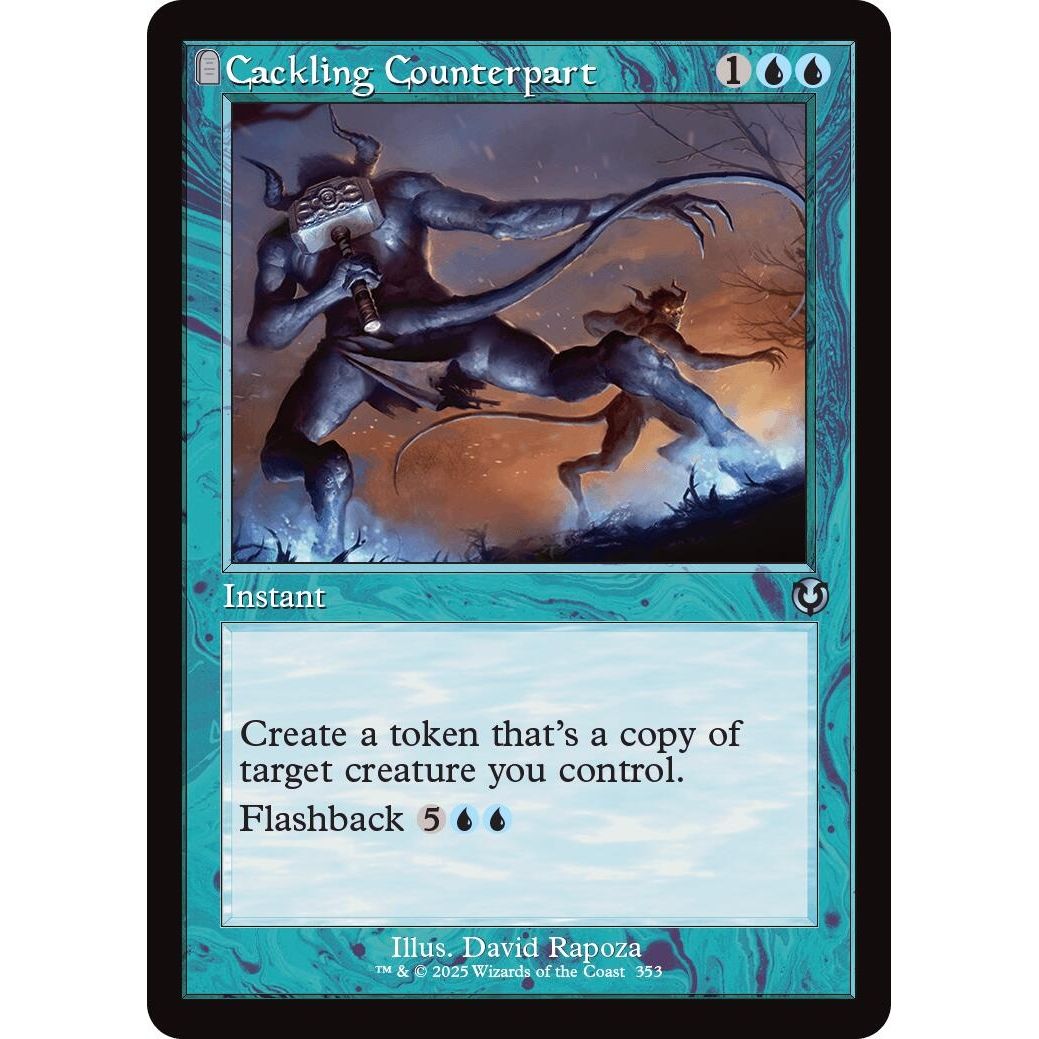 Image for Cackling Counterpart (Retro Frame) (353) (INR) - Magic: The Gathering