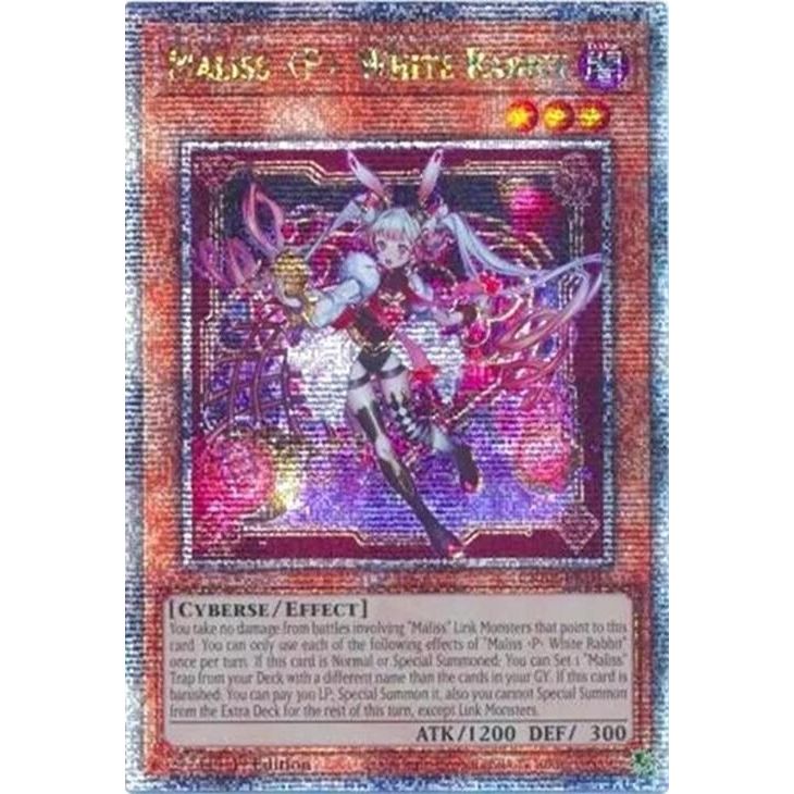 Image for Maliss P White Rabbit (Quarter Century Secret Rare) (CRBR-EN015) (CRBR) - YuGiOh