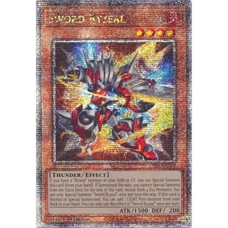 Image for Sword Ryzeal (Quarter Century Secret Rare) (CRBR-EN001) (CRBR) - YuGiOh