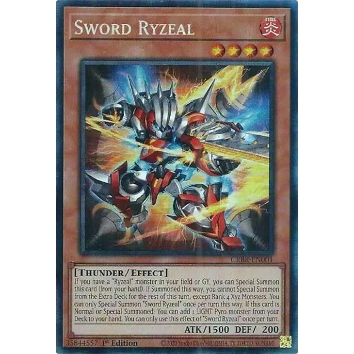 Image for Sword Ryzeal (CR) (CRBR-EN001) (CRBR) - YuGiOh