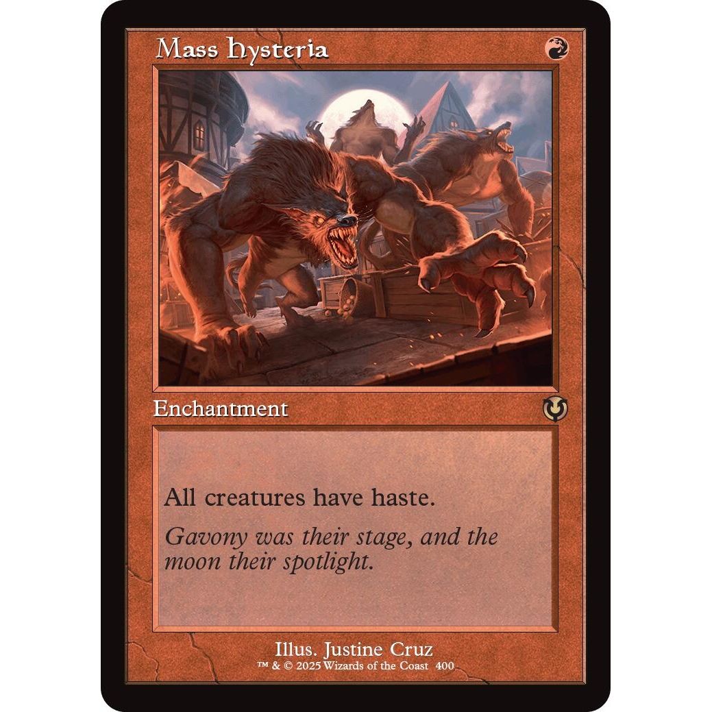 Image for Mass Hysteria (Retro Frame) (400) (INR) - Magic: The Gathering
