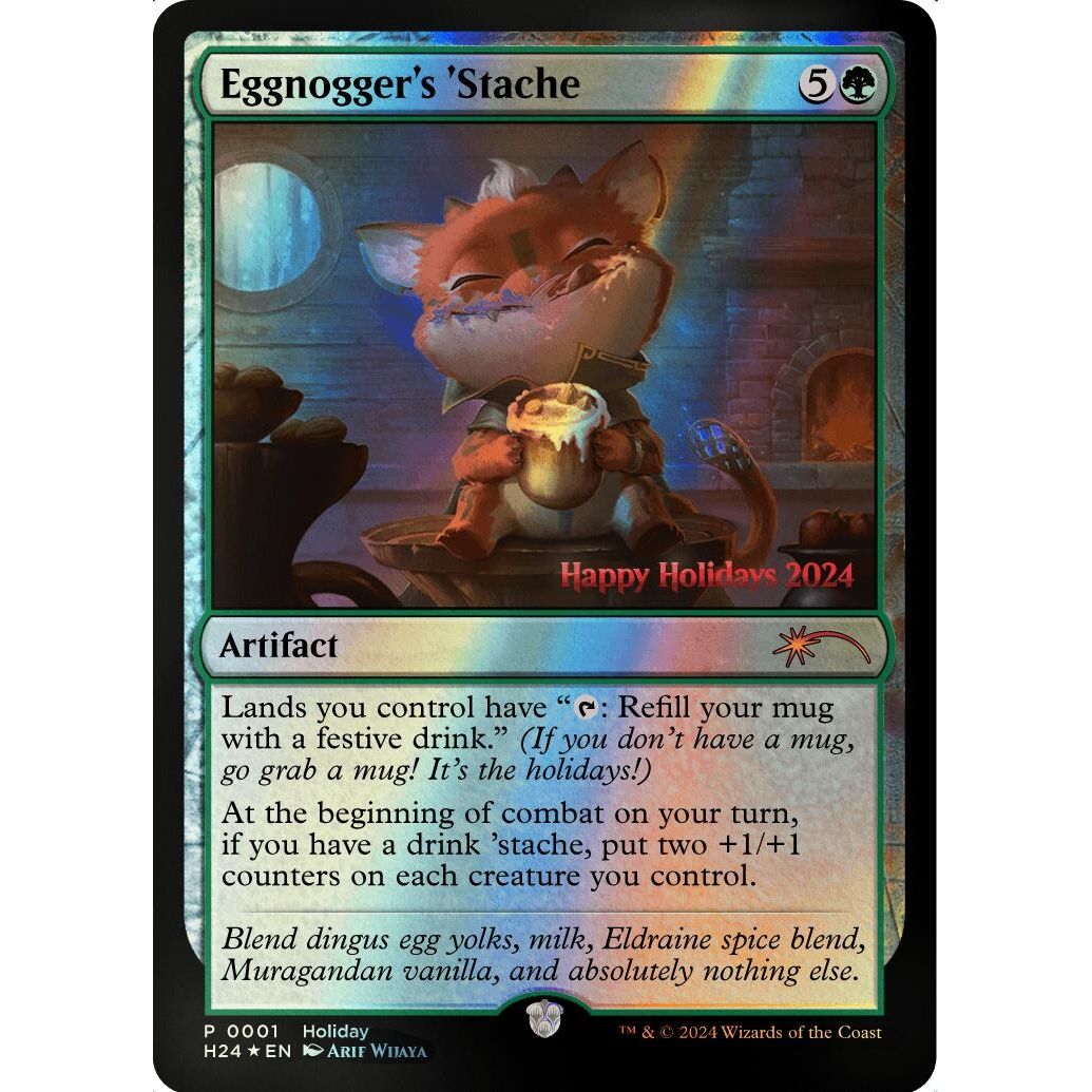 Image for Eggnogger's 'Stache (1) (SPECIAL) - Magic: The Gathering