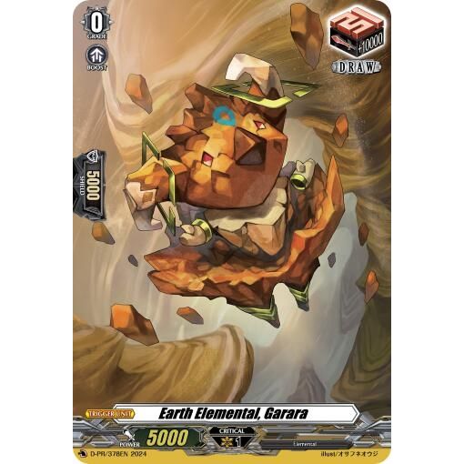 Image for Earth Elemental, Garara (D-PR/378EN) (D-PR) - Cardfight Vanguard