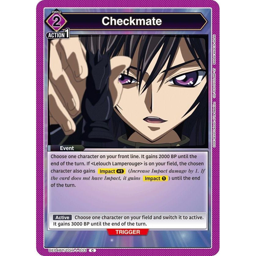 Image for Checkmate (UE04BT/CGH-1-033) (UE04BT) - Union Arena