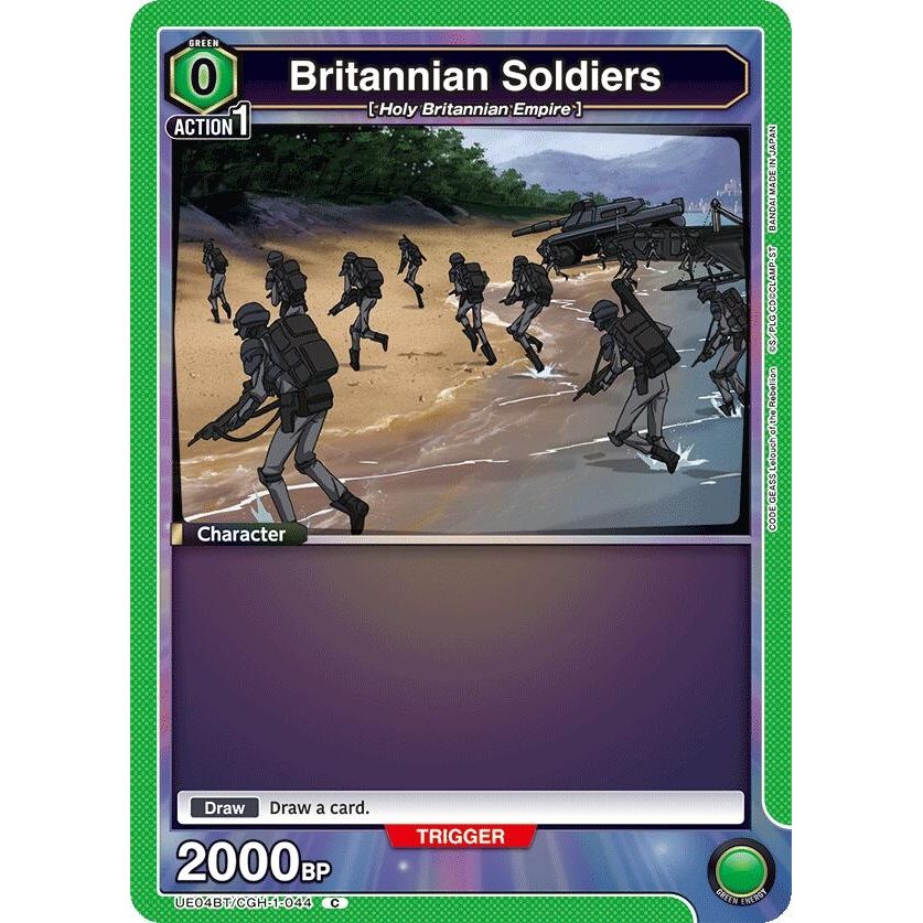 Image for Britannian Soldiers (UE04BT/CGH-1-044) (UE04BT) - Union Arena