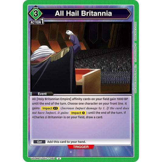 Image for All Hail Britannia (UE04BT/CGH-1-064) (UE04BT) - Union Arena