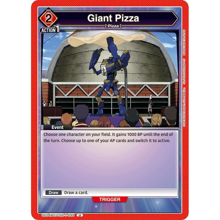 Image for Giant Pizza (UE04BT/CGH-1-099) (UE04BT) - Union Arena