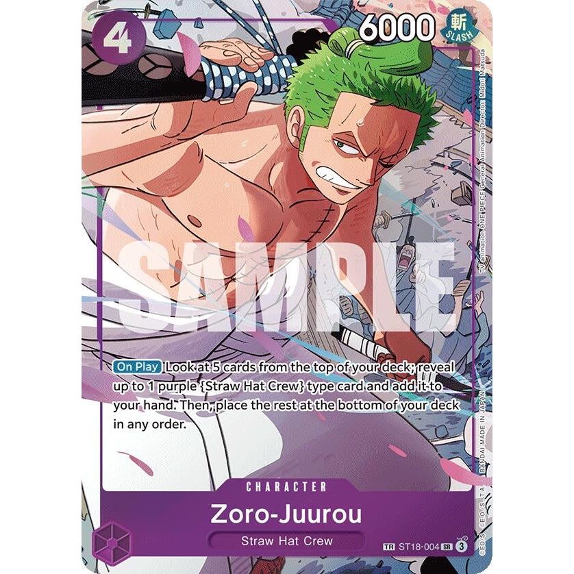 Image for Zoro-Juurou (ST18-004) (ST18-004) (OP09) - One Piece Card Game
