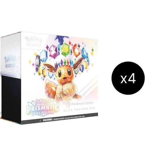 Image for Prismatic Evolutions Pokemon Center Elite Trainer Box (Exclusive) Case - Pokemon