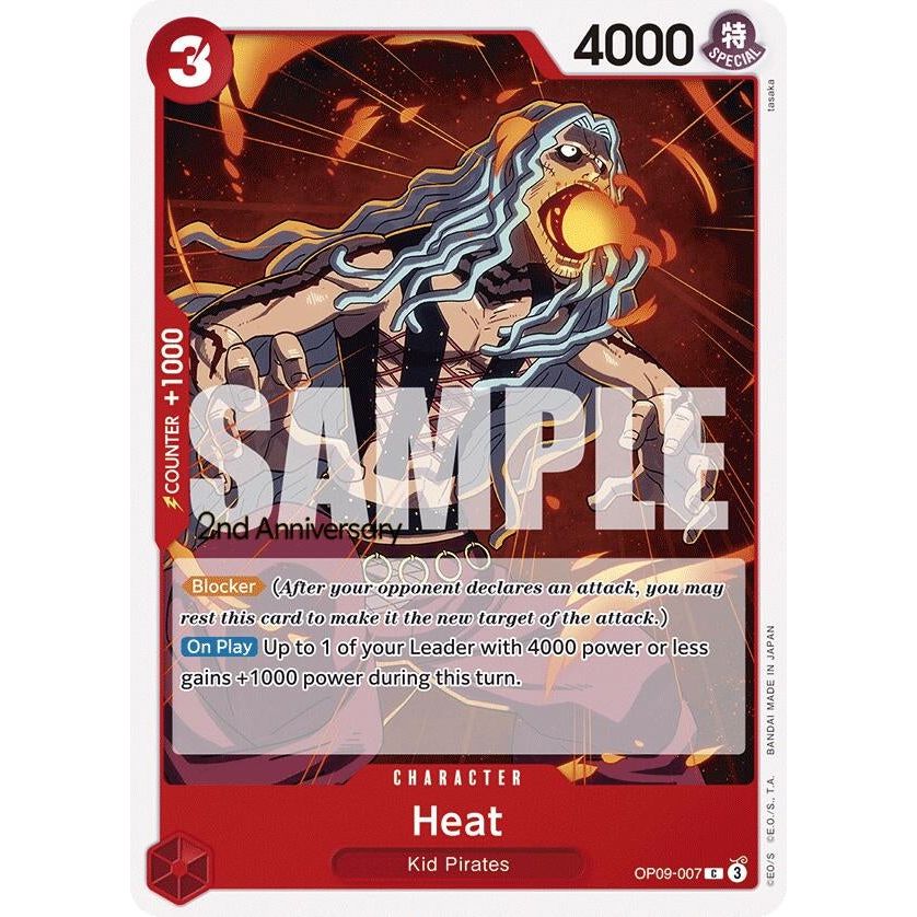 Image for Heat (OP09-007) (OP09 ANN) - One Piece Card Game