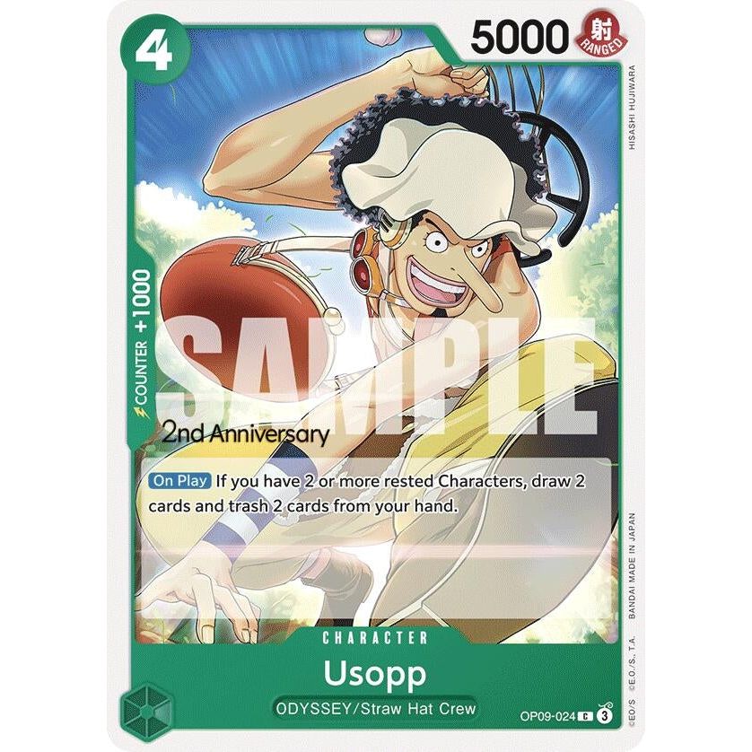 Image for Usopp (024) (OP09-024) (OP09 ANN) - One Piece Card Game