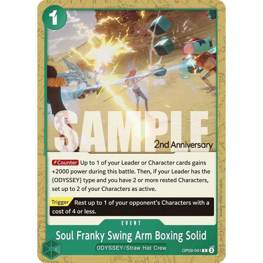 Image for Soul Franky Swing Arm Boxing Solid (OP09-041) (OP09 ANN) - One Piece Card Game