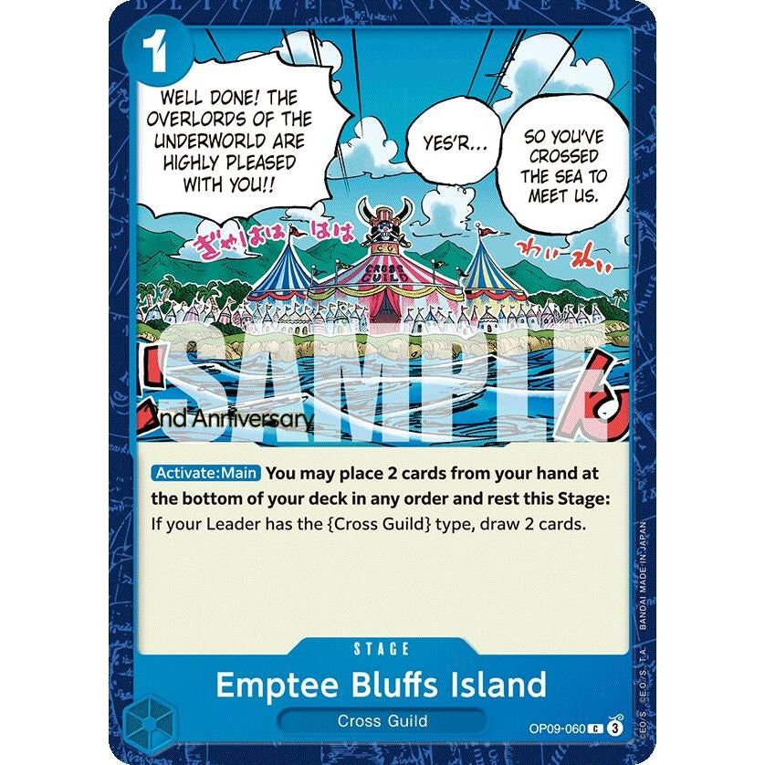 Image for Emptee Bluffs Island (OP09-060) (OP09 ANN) - One Piece Card Game