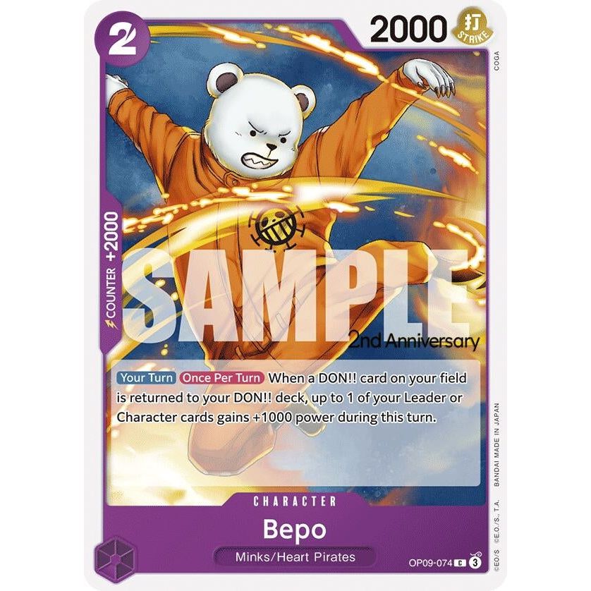 Image for Bepo (OP09-074) (OP09 ANN) - One Piece Card Game