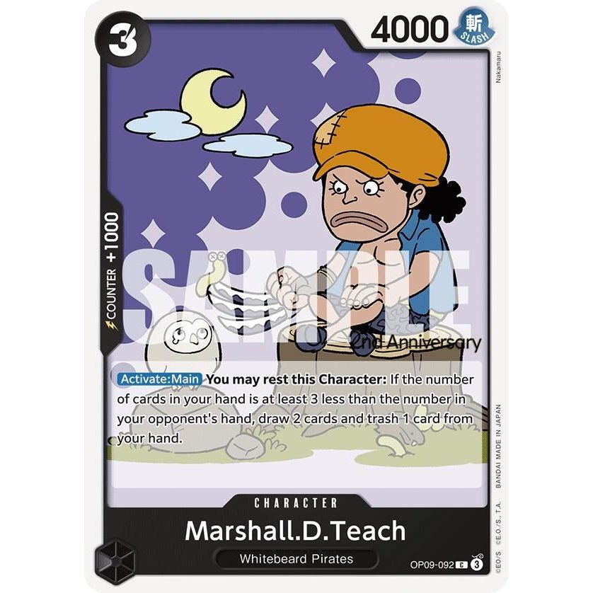 Image for Marshall.D.Teach (092) (OP09-092) (OP09 ANN) - One Piece Card Game