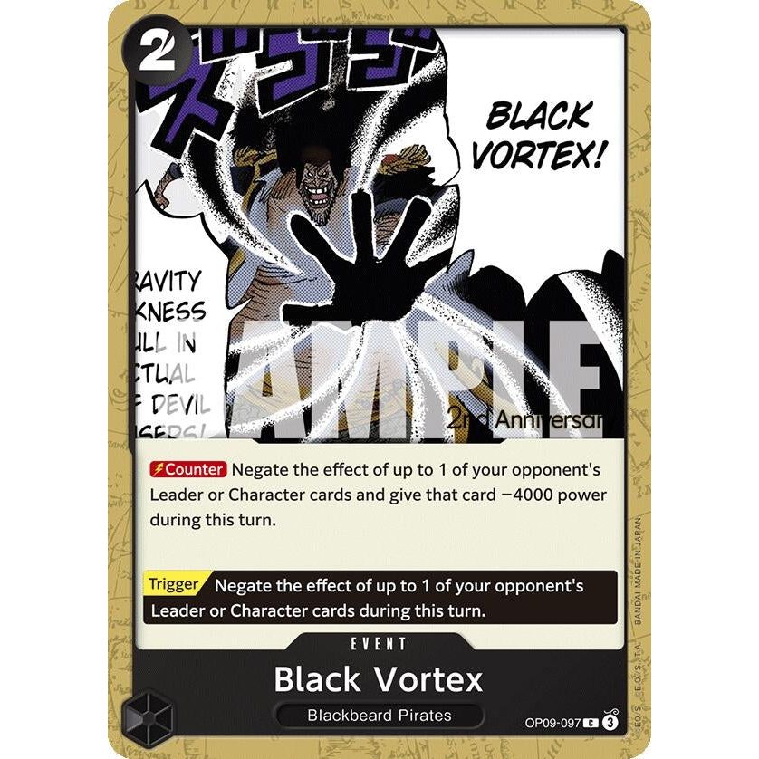 Image for Black Vortex (OP09-097) (OP09 ANN) - One Piece Card Game