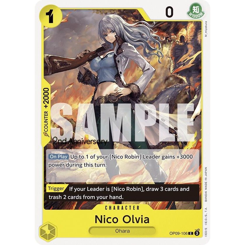 Image for Nico Olvia (OP09-106) (OP09 ANN) - One Piece Card Game