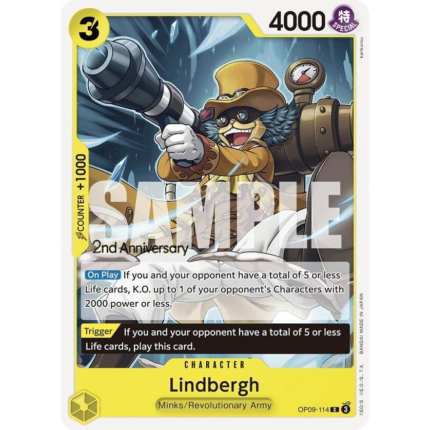 Image for Lindbergh (OP09-114) (OP09 ANN) - One Piece Card Game